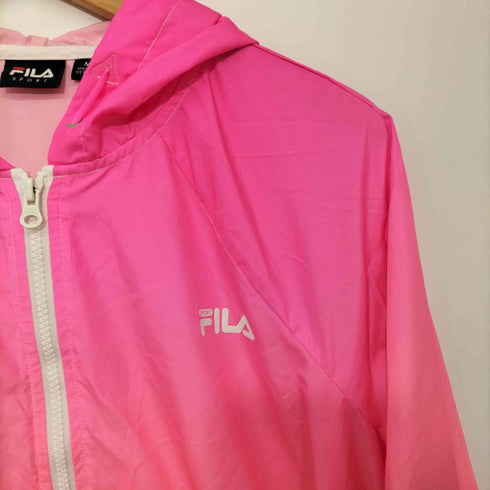 フィラスポーツ FILA SPORTS フーデッド グラデーション ジップアップジャケット レディース JPN:M